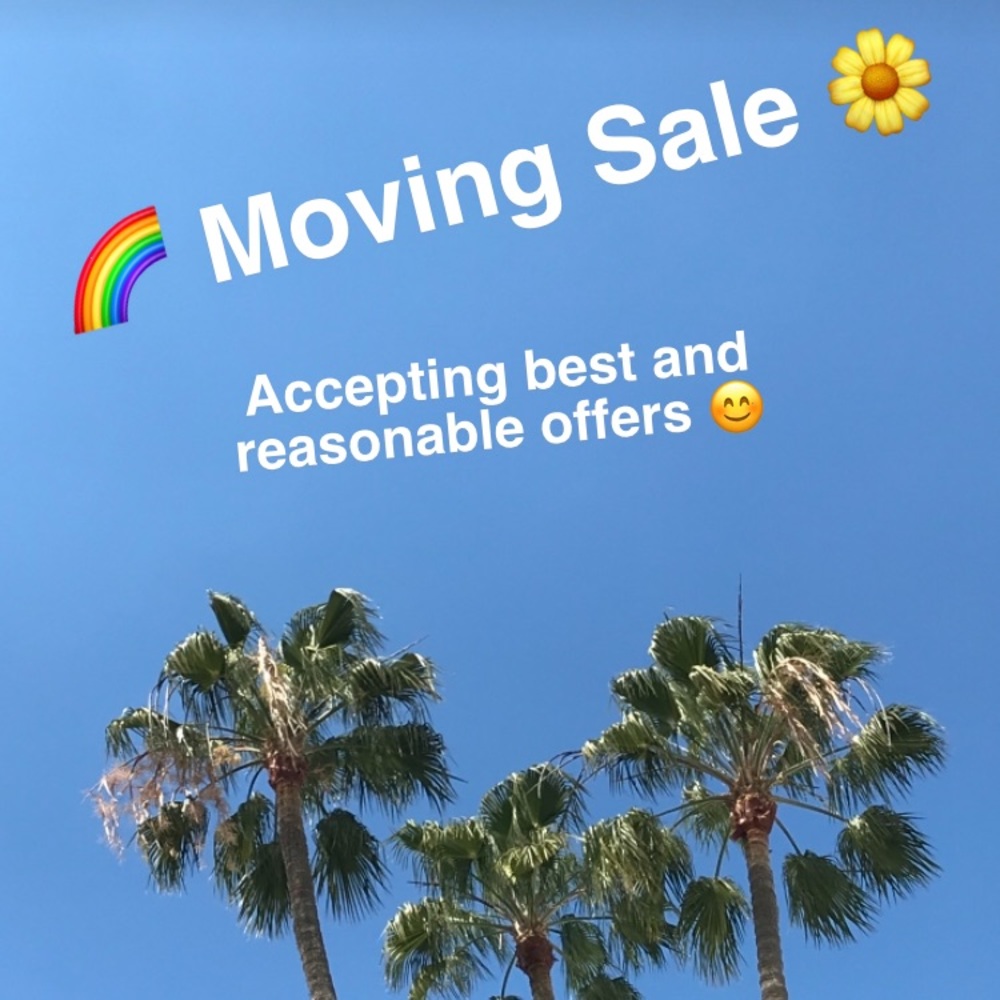 Moving sale!